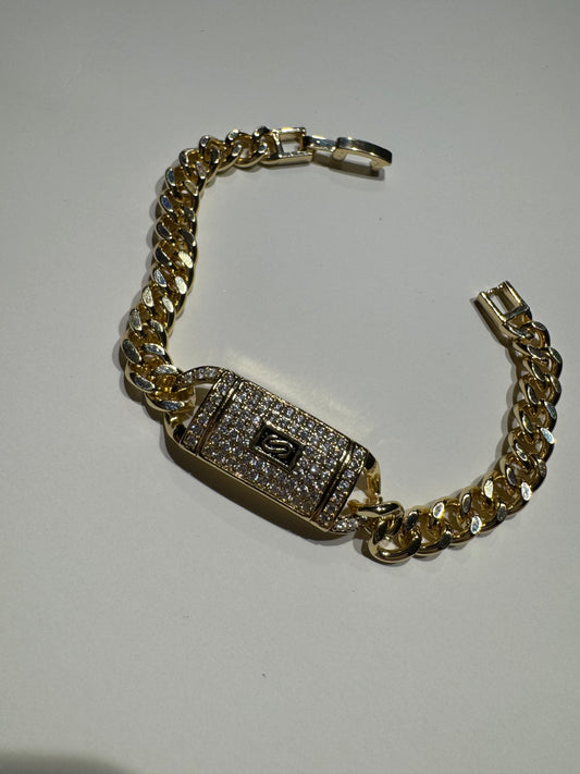 Pulso Unisex de Oro Laminado de 15.5 cm
