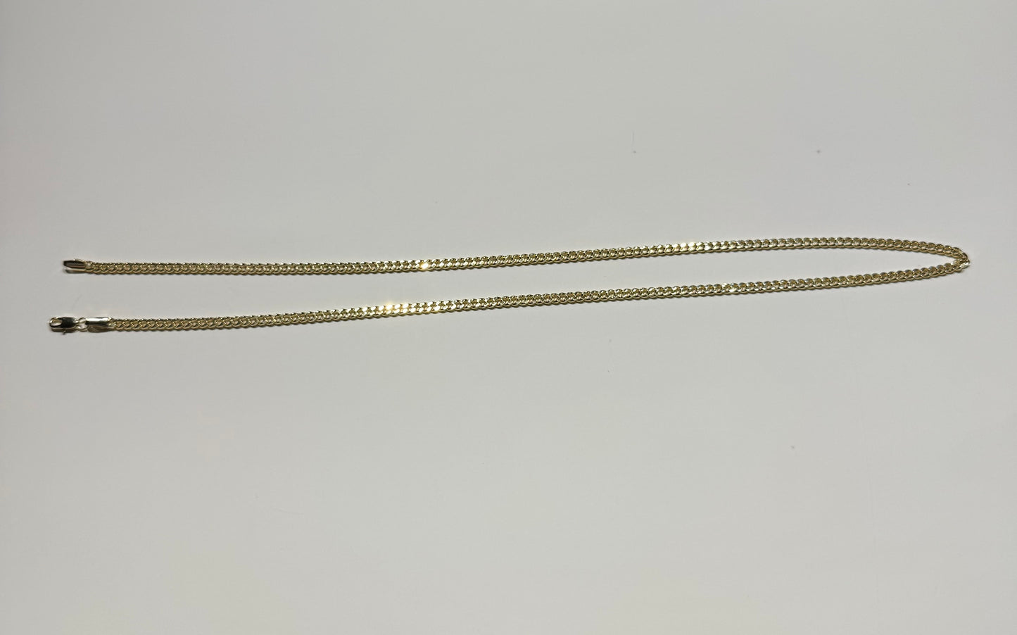 Cadena de Oro Laminado para Caballero de 61 cm