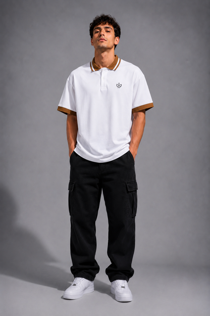 BITE ME Playera Polo Piqué para Hombre
