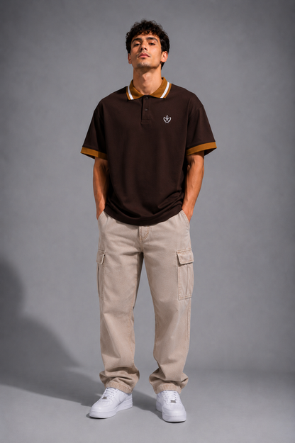 BITE ME Playera Polo Piqué para Hombre