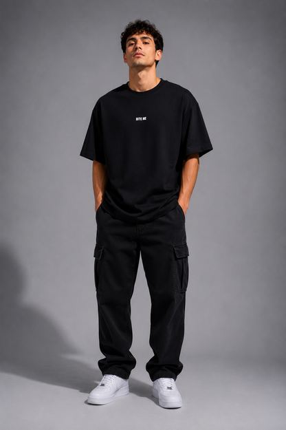 BITE ME Playera Oversize para Hombre