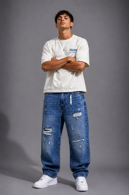 Pantalón de Mezclilla para Hombre - Hippie