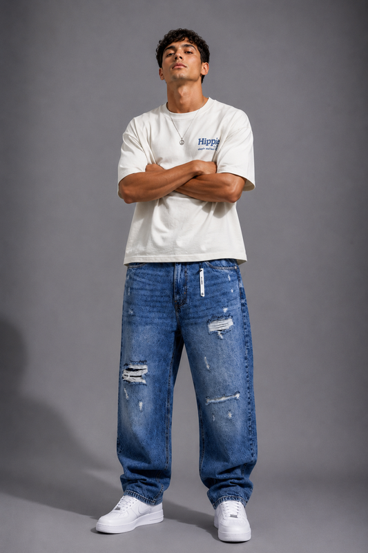 Pantalón de Mezclilla para Hombre - Hippie