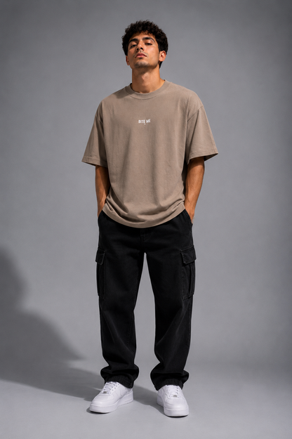 BITE ME Playera Oversize para Hombre