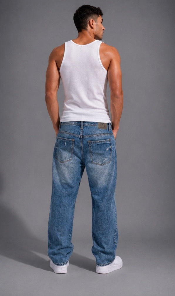 Pantalón de Mezclilla para Hombre - Hippie