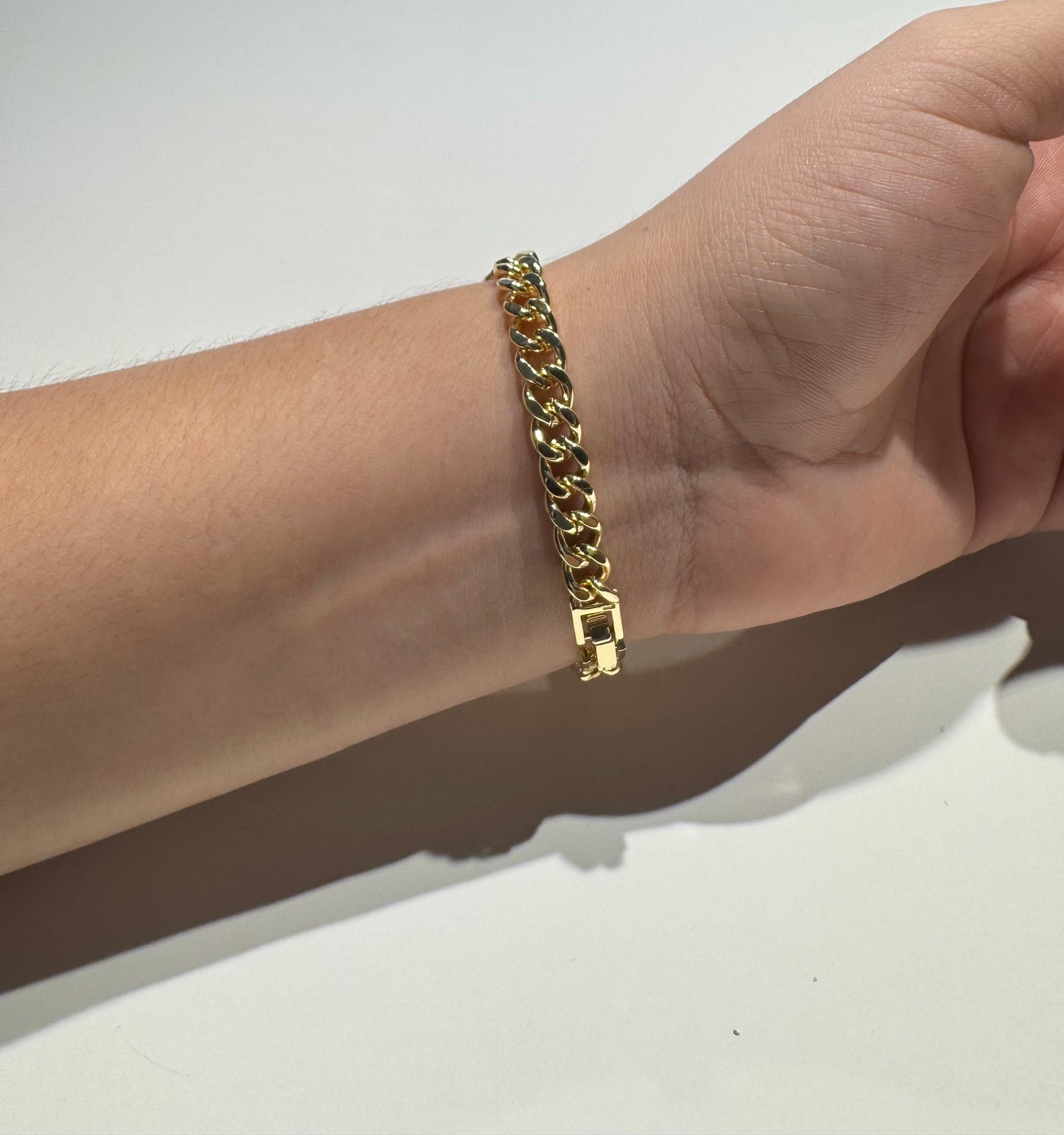 Pulso Unisex de Oro Laminado de 15.5 cm