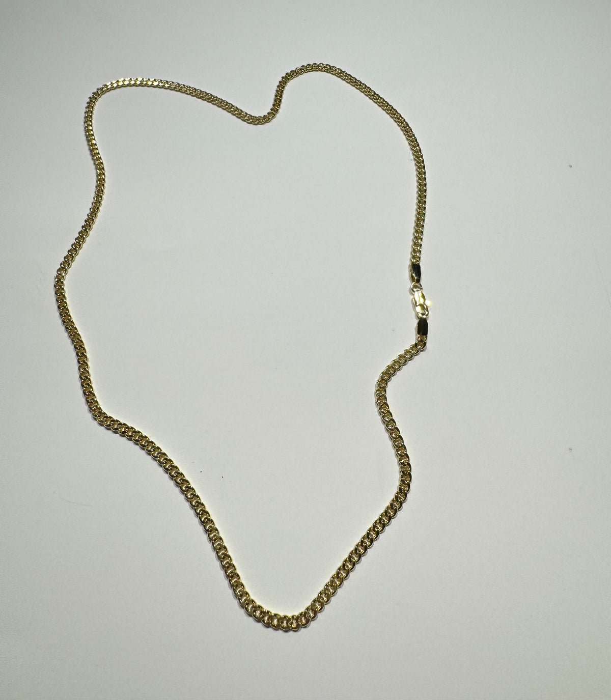 Cadena de Oro Laminado para Caballero de 61 cm