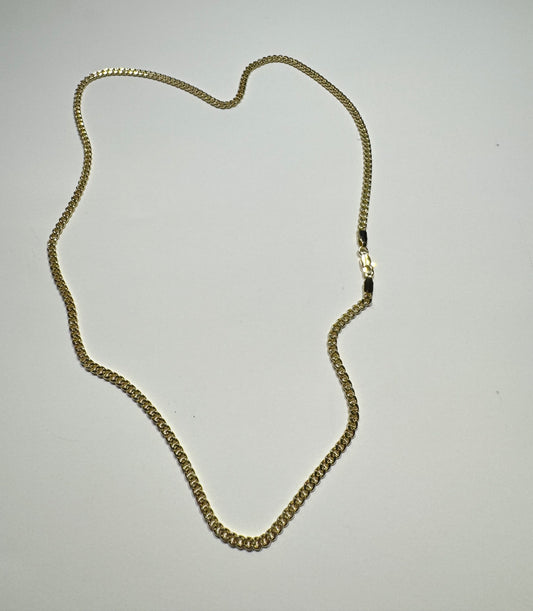 Cadena de Oro Laminado para Caballero de 61 cm