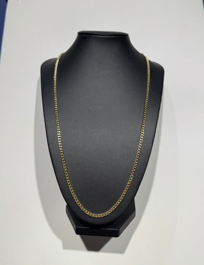 Cadena de Oro Laminado para Caballero de 61 cm