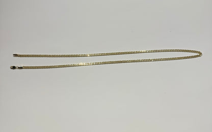 Cadena de Oro Laminado para Caballero de 61 cm