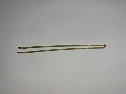 Cadena para Caballero de Oro Laminado de 50 cm