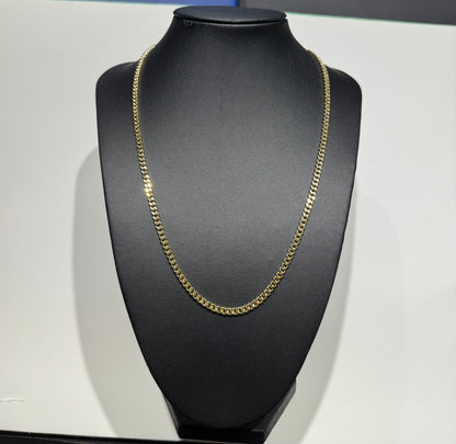 Cadena para Caballero de Oro Laminado de 50 cm