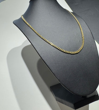 Cadena para Caballero de Oro Laminado de 50 cm